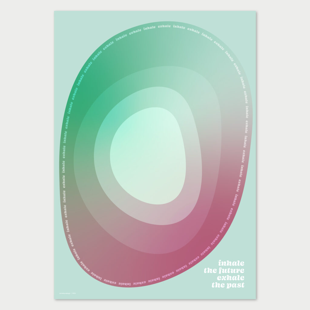 Design Poster: inhale – exhale